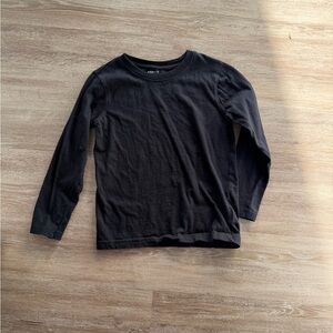 French Toast Classic Black Long Sleeve Tee